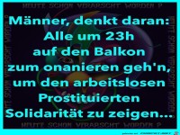M�nner m�ssen Solidarit�t zeigen