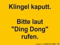 Klingel kaputt
