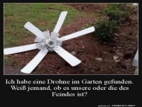 Komische Drohne