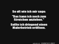 Zeit f�r einen Malerbetrieb?