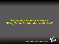 Papa, was ist eine Transe?