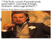 Alexa gem�tlich auf Lauscharbeit