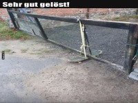 DIY-Tor: Wenn der Windschutz mal ausrutscht