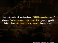 Glhwein-Party auf dem Weihnachtsmarkt!