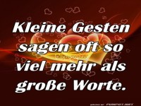 Kleine Gesten