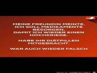 Meine Freundin meinte...