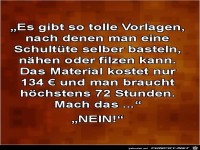 Schultte selber machen