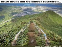 Nicht am Gel�nder runterrutschen