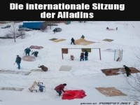 Erst mal die Teppiche ausklopfen