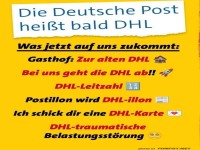 Post wird DHL-icious: Ein neuer Name, viele Lacher