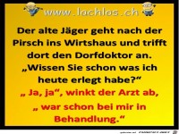 war schon zur Behandlung