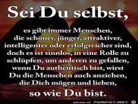 Sei du selbst