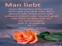 Man liebt einen Menschen nicht