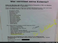 genaue Beschreibung ist hilfreich