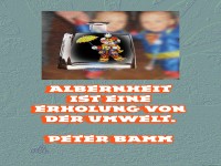 albernheit ist eine erholung