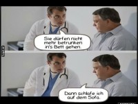 Lustiger Arzt-Patient-Dialog