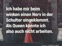 Royaler Wink-Schmerz