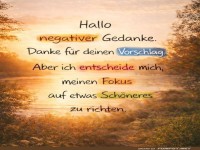 Positive Gedankenpolizei im Einsatz