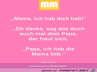 mama ich hab dich lieb