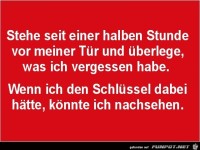 was hab ich vergessen.....