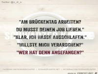Wer muss am Brueckentag arbeiten