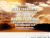 wir m�sen mehr Dinge reparieren......