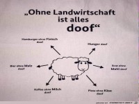Ohne Landwirtschaft ist alles doof