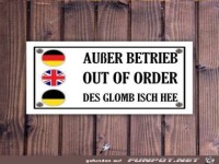 Au�er Betrieb