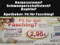 Die Apotheke hat Humor