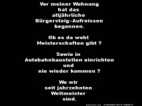 b�rgersteig aufreissen allj�hrlich