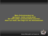 Mein Schn�rsenkel ist gerissen