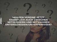 Verwirrung im Vereinsdschungel