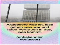 Akzeptiere was ist