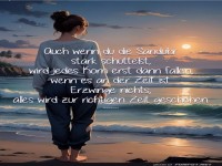 Geduld am Meer: Sandkorn-Philosophie