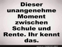 Wenn Schule und Rente einfach nicht enden wollen