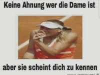 Keine Ahnung wer die Dame ist