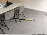 Die Kabel sind super verstaut