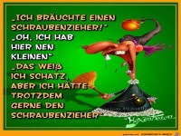 Brauche einen Schraubenzieher