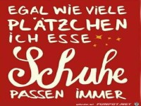 Egal wie viele Plätchen ich esse.....