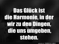 das Glueck ist die Harmonie