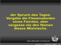 der Spruch des Tages