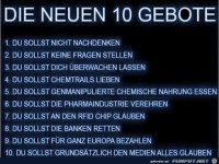 Die neuen 10 Gebote
