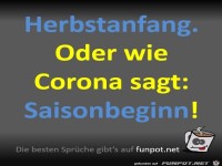 Herbstanfang