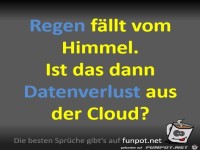 Regen f�llt vom Himmel