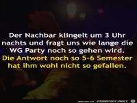 Schlechte Antwort fr den Nachbarn