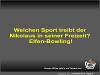 Welchen Sport treibt der Nikolaus in seiner Freizeit?