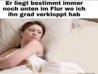 Er liegt bestimmt