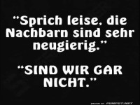 Sprich leise