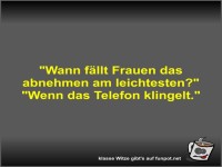 Wann f�llt Frauen das abnehmen am leichtesten?