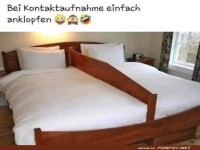 Ein Bett f�r Distanz-Liebhaber